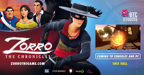 the zorro-themed action adventure game zorro the chronicles is coming to pc and consoles this fall 2021