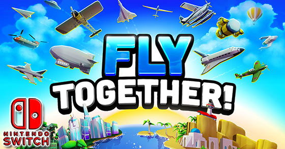 the action puzzle multiplayer game fly together is now available for the nintendo switch