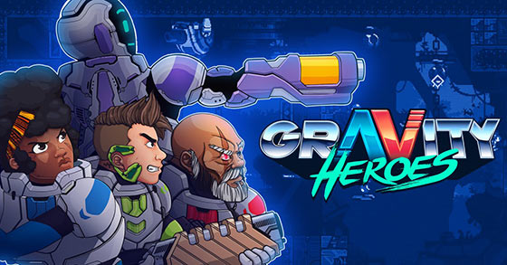 the chaotic 2d shooter gravity heroes is now available for the ps4 xbox one and nintendo switch