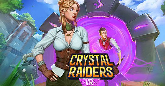 the co-op action adventure vr game crystal raiders vr has just announced its open pc beta