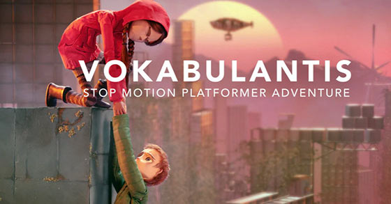 the handcrafted stop-motion co-op platformer adventure game vokabulantis is now fully funded via kickstarter