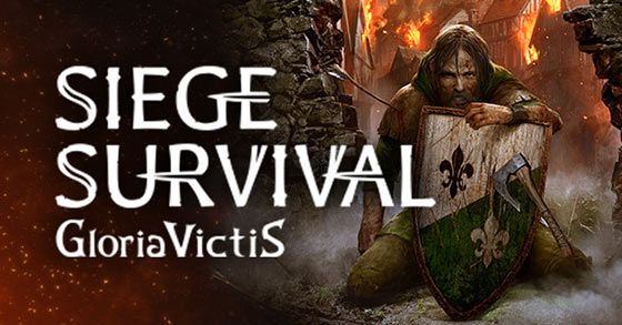 the medieval survival management strategy game siege survival gloria victis is coming to pc on may 18th 2021