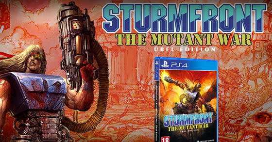 the retro-like arcade shooter sturmfront the mutant war ubel edition is coming to consoles on april 2nd