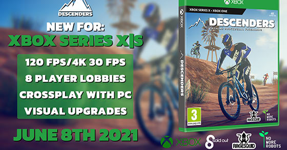 descenders is coming physically and digitally to xbox series x-s and xbox one consoles on june 8th 2021