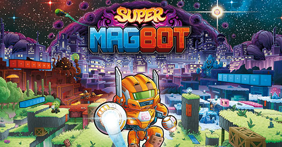 the colorful pixel art platformer super magbot is coming to pc and the nintendo switch on june 22nd 2021