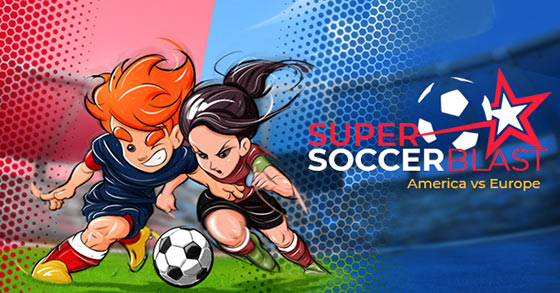 the fast-paced football game super soccer blast america vs europe is coming to pc via steam on june 11th 2021