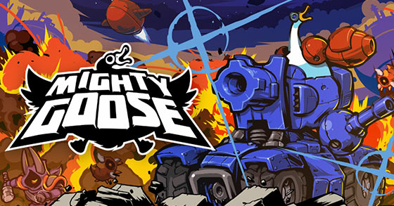 the goose-themed run-and-gun mighty goose is coming to pc and consoles on june 5th 2021