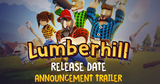 the multiplayer party game lumberhill is coming to pc via steam on june 13th 2021