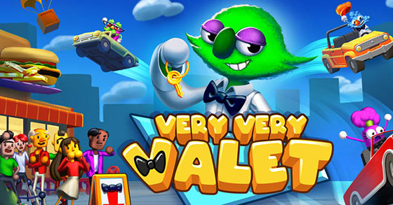 the outrageous couch co-op party game very very valet is coming to the nintendo switch on may 25th 2021