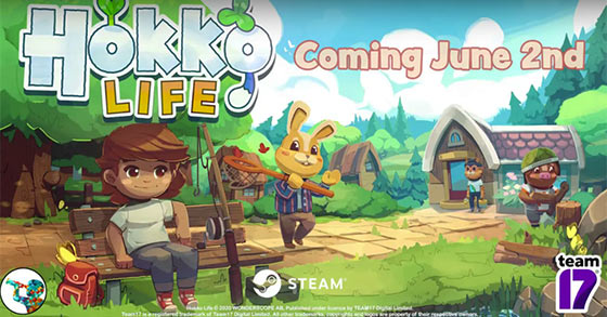 wonderscope games and team-17s community sim game hokko life is coming to steam early access on june 2nd 2021