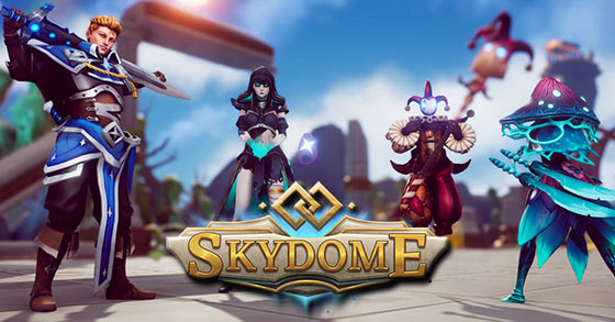 the 4-vs-4 multiplayer online tower defense moba skydome has just announced its stress test weekend