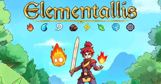 the elements-themed 2d zelda-like game elementallis is now fully funded on kickstarter