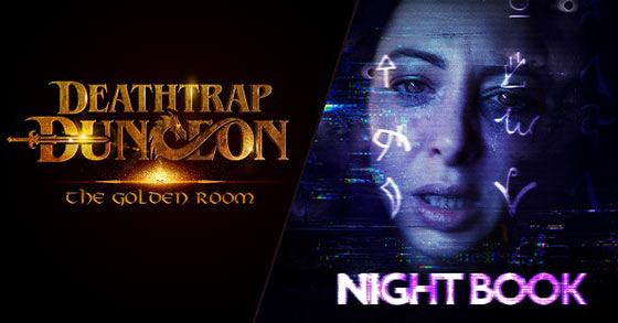 the fmv games deathtrap dungeon the golden room and night book has just released their playable demos via steam