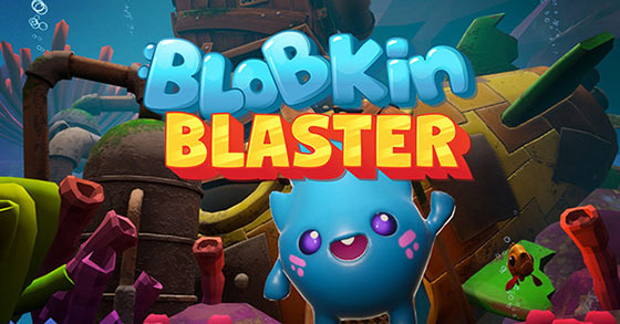 the underwater endless wave vr-shooter blobkin blaster is coming to steam on august 11th 2021