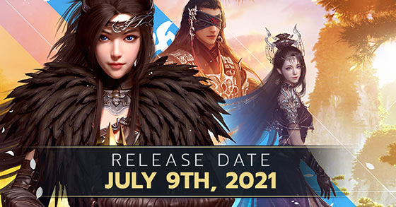 the visually stunning aaa action mmorpg swords of legends is coming to pc on july 9th 2021