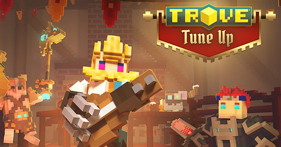 the voxel-based mmo trove has just announced its bard character class for pc players