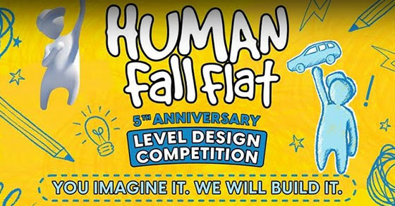 human fall flat has just kicked-off its 5th anniversary with an existing level design competition