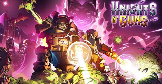 the arcade action shooting game knights and guns is coming to the nintendo switch on september 10th 2021