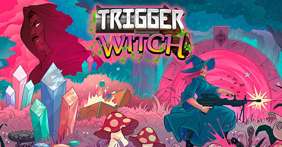 the fairytale top-down shooter trigger witch is coming to playstation and xbox platforms on july 28th 2021