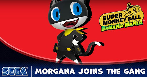 morgana from persona 5 has just joined the character roster of super monkey ball banana mania