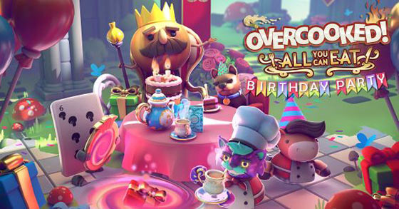 overcooked all you can eat has just released its free birthday party update in the wake of overcookeds fifth anniversary