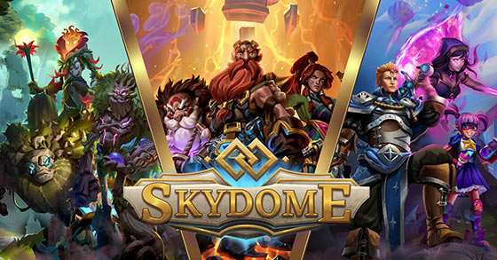 the 4-vs-4 multiplayer online tower defense moba skydome isnow available via early access for pc