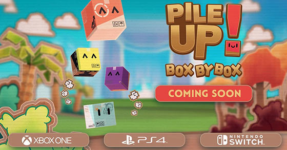 the family friendly cooperative 3d platformer pile-up box by box is now available for consoles