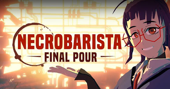 the gorgeous cinematic cel-shaded vn necrobarista final pour is now available on the nintendo switch
