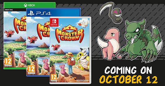 the monster taming rpg monster crown is coming to pc and consoles on cotober 12th 2021