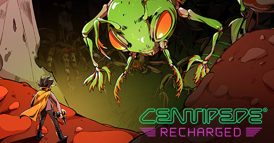 the neon-fueled bug blasting arcade game centipede recharged is coming to pc and consoles on september 29th 2021