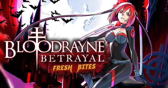 the 2d hack-and-slash platformer bloodrayne betrayal fresh bites is now available for pc and consoles