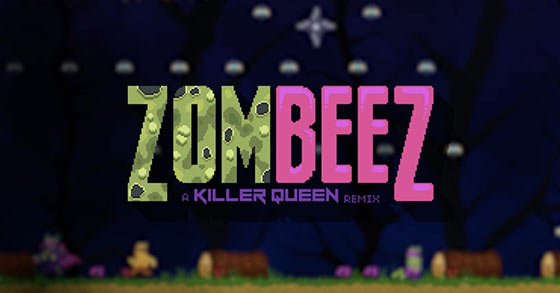 the full version of the arcade platformer zombeez a killer queen remix is now available for pc via steam