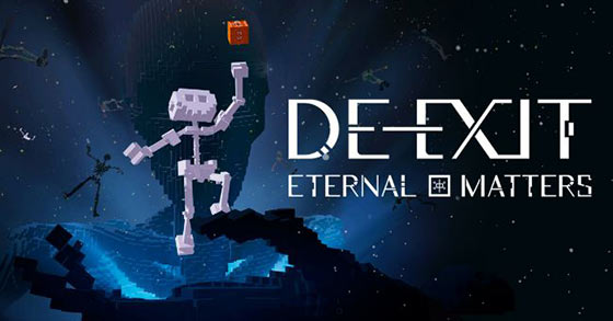 the surrealistic voxel action adventure game de-exit eternal matters has just been announced for pc