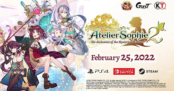 atelier sophie 2 the alchemist of the mysterious dream is coming to pc ps4 and the nintendo switch on february 25th 2021