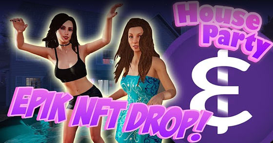 the 18 plus erotic adventure game house party has just announced its very first nft art digital collectibles