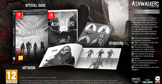 the post-apocalyptic survival adventure ashwalkers is getting a special boxed edition for the nintendo switch in q1 2022