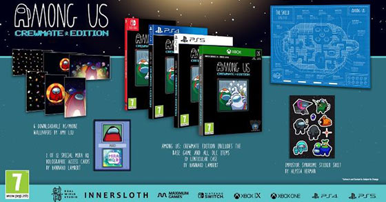 three different among us collectors editions is coming to the us and europe in early 2022