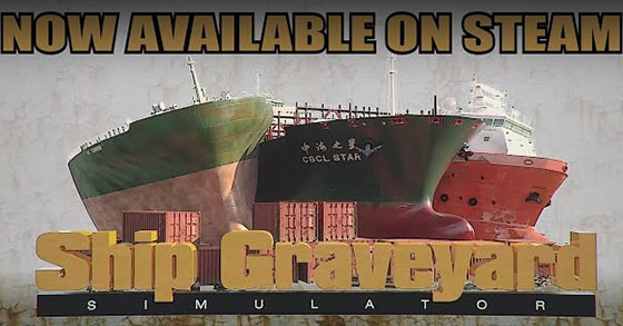 the action adventure sim ship graveyard simulator is now available for pc via steam