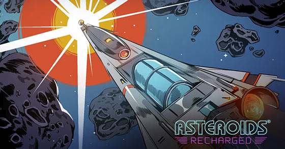 the action intense arcade shooter asteroids recharged is coming to pc and consoles on december 14th 2021