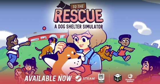 the dog shelter management sim to the rescue is now available for pc via steam