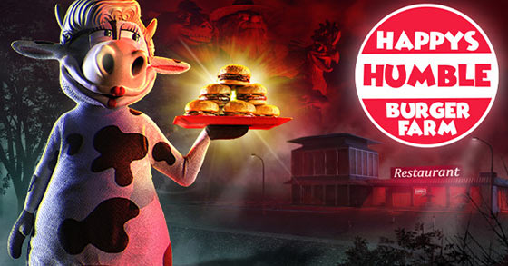 the first-person horror cooking game happys humble burger farm is coming to pc and consoles on december 3rd 2021