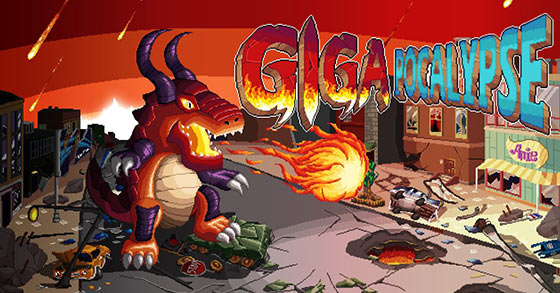 the full version of the 2d pixel art destruction game gigapocalypse is coming to pc via steam today