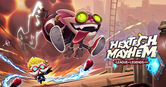 the lol-based rhythm-runner hextech mayhem a league of legends story is coming to pc and the nintendo switch on november 16th 2021