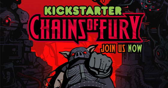 the metroidvania boomer shooter chains of fury is now live on kickstarter