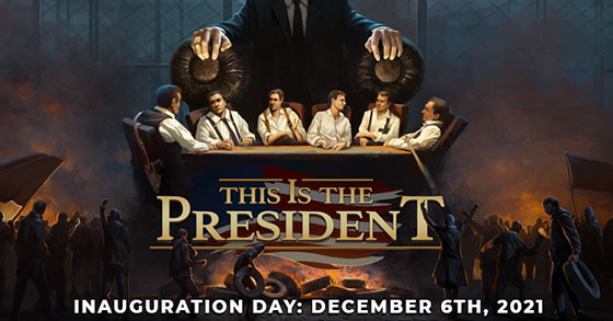the story driven satirical thriller this is the president is coming to pc via steam on december 6th 2021