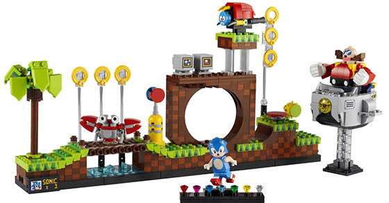 lego group has just announced the new lego ideas sonic the hedgehog green hill zone lego set