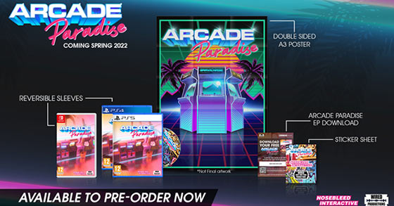 the 90s adventure management game arcade paradise has just released its games games and more games