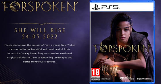 the adventure action rpg forspoken is coming to pc and the ps5 on may 24th 2022