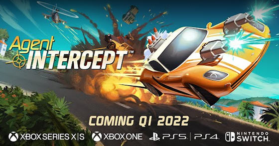 the over the top driving arcade action game agent intercept is coming to consoles in q1 2022