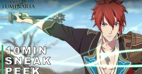 bandai namco has just released a sneak peek video for tales of luminaria the fateful crossroad